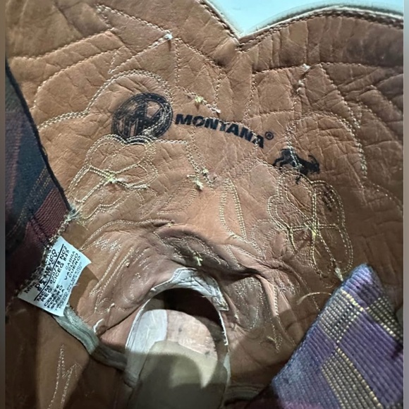 Ladies 7 Montana MM MX Western Cowboy Boots - Picture 8 of 10